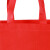 益美得BQ46 无纺布袋子环保袋广告袋手提袋 咖啡色41*35*12cm（10个）