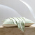 皮尔卡丹A类80支天丝四件套 贡缎刺绣被套床单床上套件夏季1.8/2米 浅绿