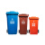 大号环卫分类垃圾桶户外物业带盖商用桶240L带轮厨房室外120L 绿色 100L加厚-厨余