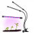 多肉补光增色灯定时USB夹子式上色全光谱LED花卉盆景植物灯生长灯 双灯管42LED