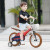 凤凰镁合金儿童自行车男女孩宝宝童车单车2-3-6-8岁中大童脚踏车 绿色 12寸【建议80-110CM】