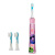 飞利浦(PHILIPS) 电动牙刷 蓝牙版 儿童声波震动牙刷HX6352/43 粉色款 内含2支刷头