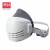 思创 ST-AX防尘口罩面罩KN95防工业粉尘打磨装修烟尘透气橡胶半面具