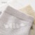 aqpa婴儿袜子新生儿薄款透气宝宝女童男童夏季男孩儿童花纱棉袜3双装 白色+浅灰+浅绿 6-18个月