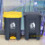 定制适用废料化学品分类垃圾箱脚踏垃圾桶锐器加厚型塑料加厚大桶针筒 30L特厚脚踏桶-灰盖 高韧性+2卷