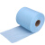 艾博瑞（Aberry）无尘纸工业擦拭布吸油吸水实验室车间卷纸用不掉毛蓝白大卷500张 蓝色平纹12.5*38cm  500张/卷