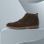 Clarks马丁靴系带舒适防滑其乐男士时尚英伦风中帮男士CitiStrideRise 深棕色261609057 42.5