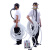 山头林村电动风式长管呼吸器 防尘防毒面罩面具单人电动风式长管 双人电动呼吸器(20米)