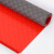 地垫pvc防滑垫加厚防水塑胶塑料地毯橡胶走廊楼梯满铺地胶地板垫定做 红色双层加厚铜钱纹 2.5mm厚 400mmx600mm