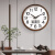 Timess挂钟钟表客厅家用电波钟挂墙万年历温度时钟创意挂表41cm+16英寸
