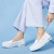 回力（Warrior）护士鞋女鞋透气软底休闲鞋增高医护工作鞋 WLY(JS)-0026 白色 37