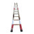 晟泰邦 红白竹梯  含梯套 喷红白荧光漆(单位：套) 4米 11级