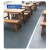海斯迪克 PVC镂空防滑垫 S形塑料地毯浴室地垫门垫 灰色2m*1m (厚4.5mm) HKT-281