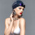范德安（BALNEAIRE）女士高端时尚防水护耳硅胶游泳馆泳帽长发不勒头成人泳帽 深紫蓝