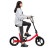 BABY STROLLER雷亚轻巧铝合金便携式成人男女折叠单车通勤风自行车小型代步上班 绿草色/低车把14寸单速/自行车