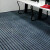 谋福 办公室地毯 满铺客厅地毯 防滑地垫商用 烟灰色细条纹 2米宽*1米长