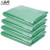 工品库(GONGPINKU)商用彩色大号垃圾袋 分类袋 加厚塑料平口袋 90*110cm绿色（50个）