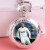 足球球星夜光怀表挂表梅西C罗内马尔翻盖项链定制照片项链表学生 罗纳尔多1