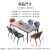 鲁菲特 餐桌 家用长方形餐桌岩板餐桌椅组合北欧现代轻奢大小户型碳素钢吃饭桌子 811# 1.3m直边圆角(哑光桌面) 一桌6椅