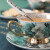 曼远陶瓷咖啡杯小精致欧式奢华高档下午茶茶具高颜值杯子骨瓷杯碟套装 单杯碟勺礼盒装