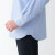 无印良品 MUJI 男式 棉水洗牛津 纽扣领衬衫 休闲百搭 衬衣外套 ACA01C2S 萨克森蓝 XS (160/80A)