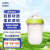 可么多么（como tomo）婴儿新生儿宽口径硅胶奶瓶 仿母乳防胀气 (3-6月) 绿色 250ml