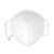 CM朝美氪星kn90防护口罩折叠式耳带防飞沫唾液防雾霾PM2.5口罩成人9001-1（白色1箱1000只）