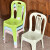 百露儿童靠背椅宝宝圆凳小板凳家用防滑加厚椅子便携幼儿园蘑菇塑料凳 【1个装马卡龙蓝】成人可坐