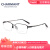 夏蒙（Charmant）男款半框眼镜架商务镜架CH10376 BK/黑色