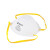 世达（SATA）KN95杯型口罩 过滤式防颗粒物防雾霾飞沫粉尘 带呼吸阀独立包装 10只/盒 HF0801