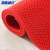 海斯迪克 HKZX-10 PVC镂空防滑垫 S形塑料地毯浴室地垫 红色1.6*15m厚4.5mm