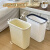 斯威诺 N-4057 压圈夹缝垃圾桶 卫生间窄口纸篓缝隙垃圾篓 白色