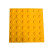 盲道砖橡胶 pvc安全盲道板 防滑导向地贴 30cm盲人指路砖 (底部实心)40*40CM（黄色点状）