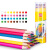 得力(deli)36色油性彩铅 原木六角杆彩色铅笔 学生涂色专业美术画笔套装文具 DL-7070-36五一出游六一儿童节