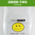ubag 透明笑脸背心袋 商超家用外卖打包手提塑料袋 36*58【50个】单位：捆