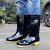 回力雨鞋男士款高筒防水雨靴胶鞋户外雨鞋套水鞋 HXL827 黑色中筒 45