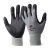 3M 防护手套舒适型防滑耐磨手套劳保手套高透气性抗油污耐磨防滑丁腈掌浸手套灰色 舒适防滑耐磨手套-灰色 L码
