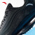 安踏（ANTA）弹力胶2丨夏季男鞋缓震回弹跑步鞋男橡胶大底耐磨防滑运动鞋 黑-6 8.5  (男42)