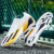 CNASACLUB梅西猎鹰世界杯足球鞋学生荧光绿刺客训练鞋官网方 白金长钉 39 袜子护板鞋袋