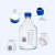 液相色谱流动瓶 GL45多孔盖  流动相瓶 溶剂瓶100/250/500/1000ml 蓝盖瓶 500ml
