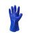 春蕾手套906蓝色磨砂防油手套防滑耐磨工业用劳保浸塑耐油 春蕾906耐油手套.1双 L