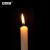 安赛瑞 应急照明蜡烛 室内日夜用大号长杆停电耐烧防灾 1.8x18cm白色8根 310092