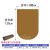 DEDH丨120L加厚4丝商用分类垃圾清洁塑料袋平口；咖啡色120L双层4丝50只