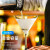 RIDOSS创意玻璃鸡尾酒杯个性组合酒吧马天尼杯网红高脚杯杯子套装香槟杯 【290mL】柯林杯