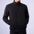 乔丹QIAODAN运动外套男春夏季男士跑步针织上衣运动服 黑色 L