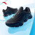 安踏（ANTA）弹力胶2丨夏季男鞋缓震回弹跑步鞋男橡胶大底耐磨防滑运动鞋 黑-6 8.5  (男42)