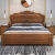 悦肯2024胡桃木实木床1.8米主卧加厚双人床现代中式雕花储物1.5m婚床 单床[不包含床垫床头柜] 1.5*2.0米框架结构