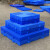 山顶松 防潮垫板 塑料栈板组合式地台板仓库地垫板 新-款蓝加厚30*30*5cm