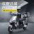 绿源（Luyuan）液冷电动车S70/S70-S电摩专用尾箱、护杠 加厚耐用防盗 电摩配件 铝合金尾箱架+尾箱套装