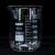 海斯迪克 HKCL-168 玻璃烧杯 耐高温刻度杯低型烧杯 加厚大小刻度量杯 小学科学实验室器材 2000ml